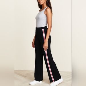 St. John Sport Santana Knit Drawstring Wool Blend Track Pants Med Petite